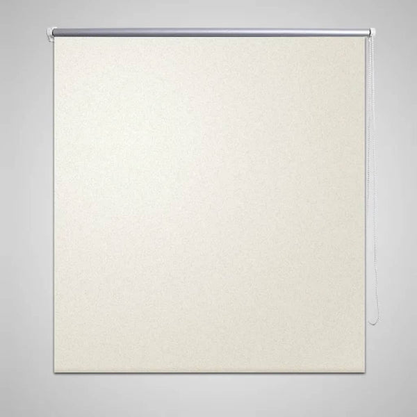Rullegardin 140 x 230 cm beige-hvit