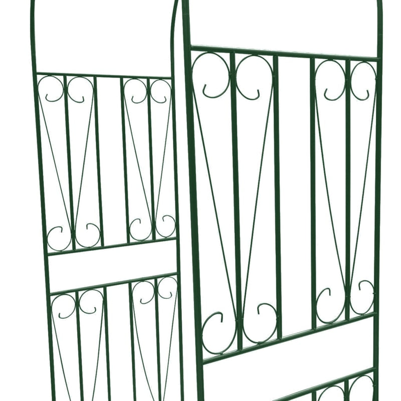 Hagebue med piggdesign for klatreplanter mørkegrønn