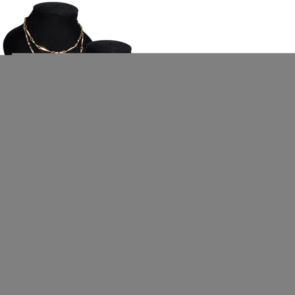 Flannell Smykkeholder Halskjede Bust Svart 9 x 8,5 x 15 cm 4 stk