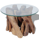 VidaXL Salongbord Solid Teak 60 cm