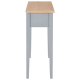Konsollbord grå 79x30x74 cm