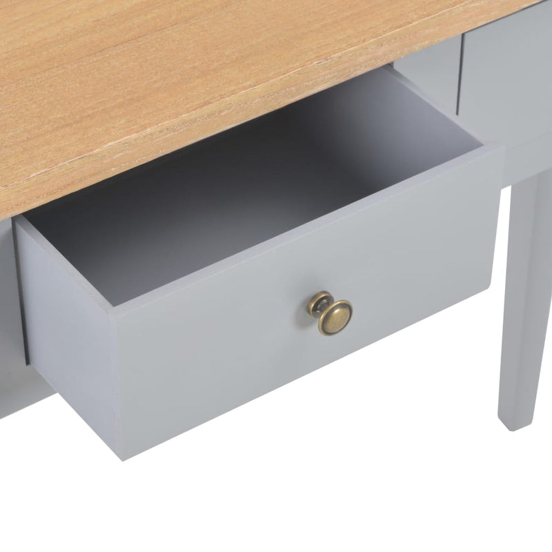Konsollbord grå 79x30x74 cm