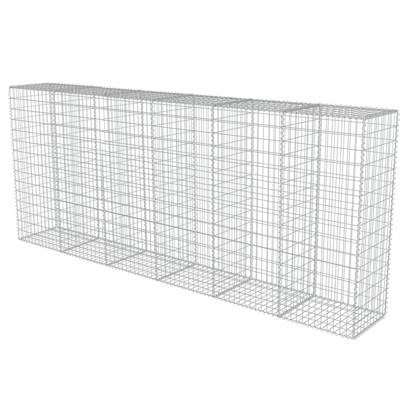 Gabion med topp- og bunnlokk galvanisert stål 300x50x150 cm