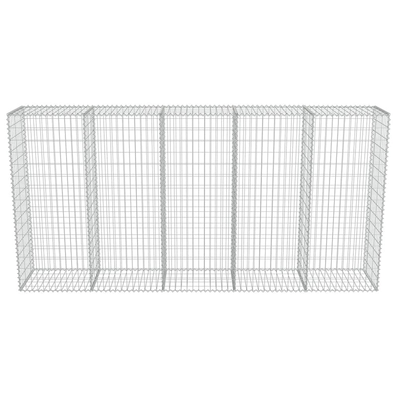 Gabion med topp- og bunnlokk galvanisert stål 300x50x150 cm