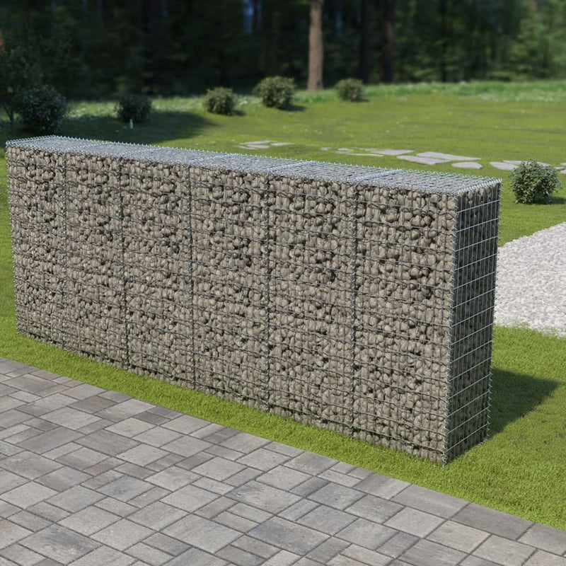 Gabion med topp- og bunnlokk galvanisert stål 300x50x150 cm