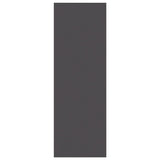 Bokhylle/skjenk grå 66x30x98 cm sponplate