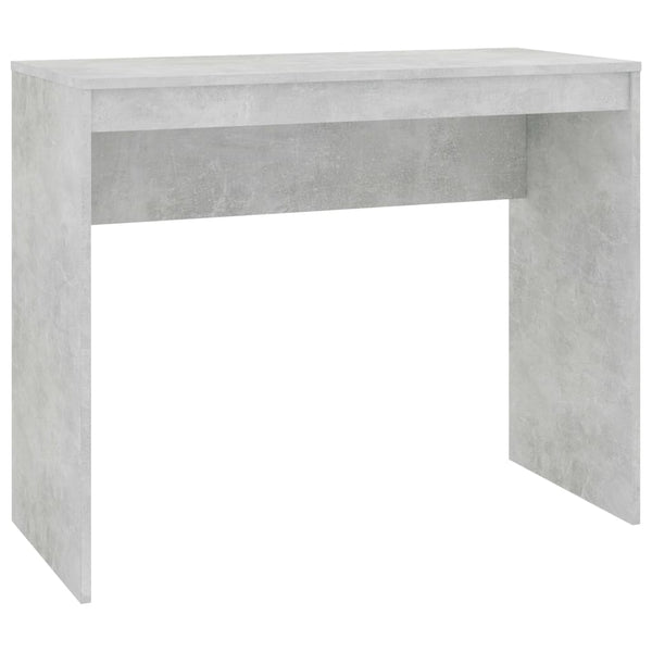 Skrivebord betonggrå 90x40x72 cm sponplate