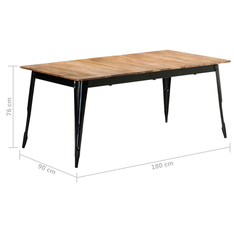 Spisebord 180x90x76 cm heltre akasie