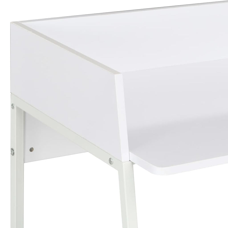 Skrivebord hvit 90x60x88 cm