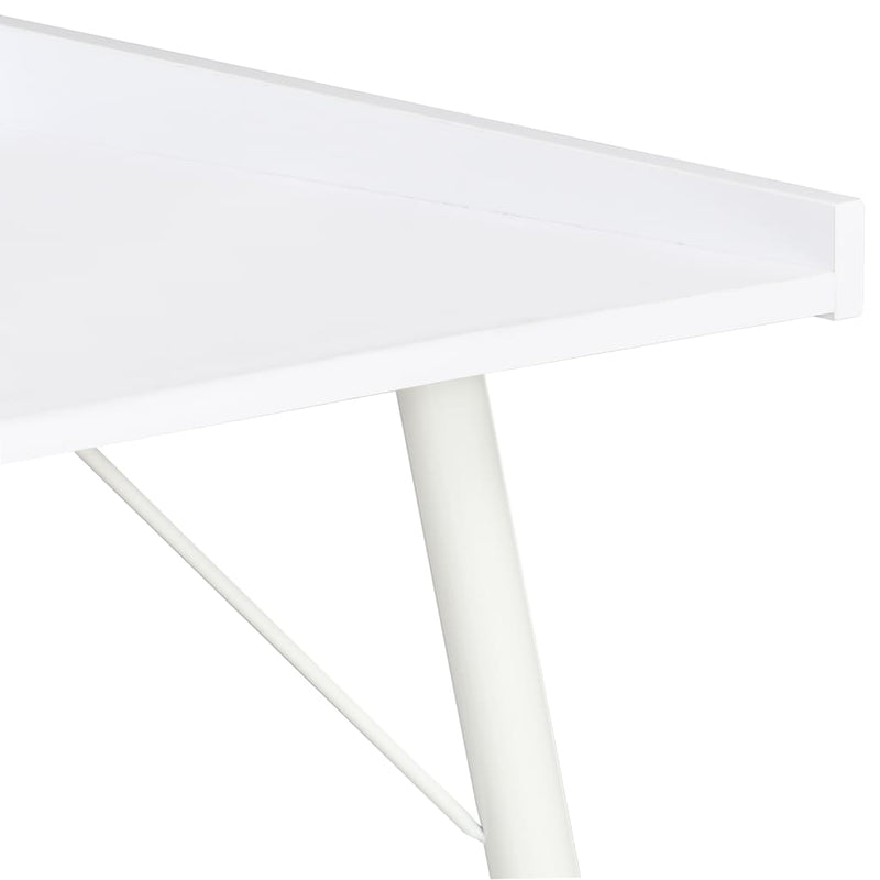Skrivebord hvit 90x50x79 cm