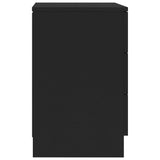 Nattbord 2 stk svart 38x35x56 cm sponplate