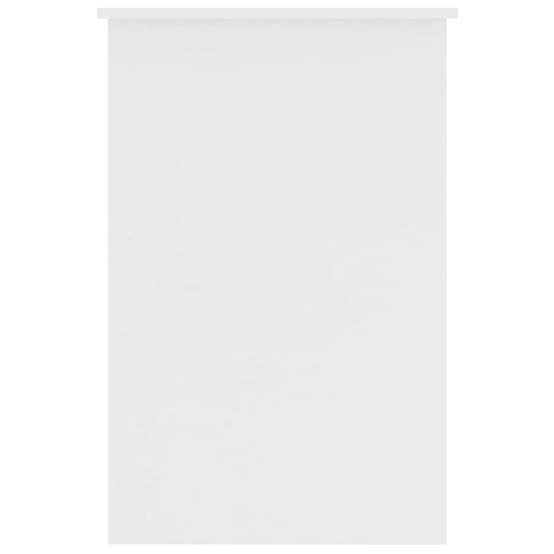 Skrivebord hvit 100x50x76 cm sponplate