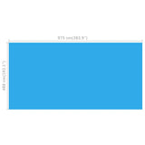 Bassengtrekk blå 975x488 cm PE