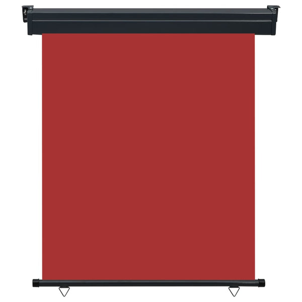 Sidemarkise for balkong 140x250 cm rød