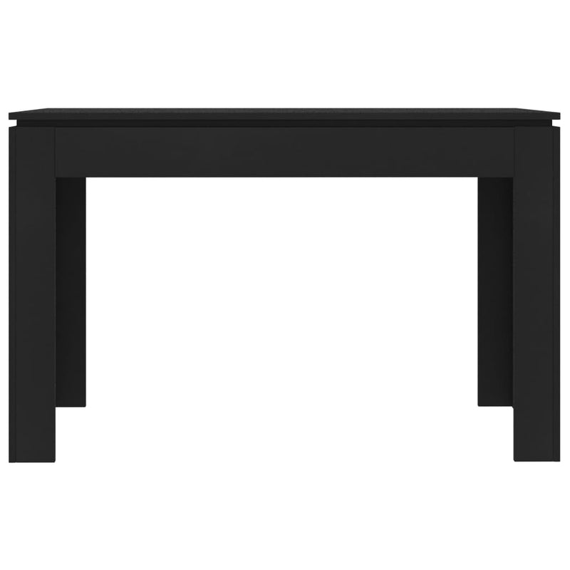 Spisebord svart 120x60x76 cm sponplate