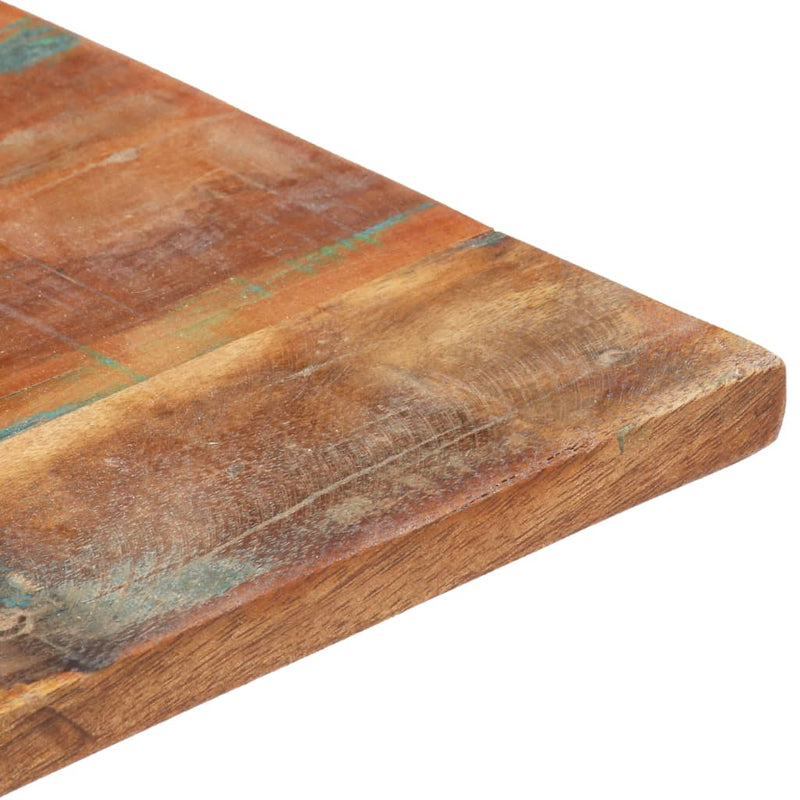 Rektangulær bordplate 60x100 cm 15-16 mm gjenvunnet heltre