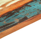 Rektangulær bordplate 60x100 cm 25-27 mm gjenvunnet heltre