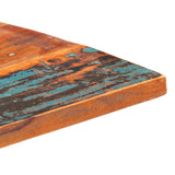 Rektangulær bordplate 70x80 cm 25-27 mm gjenvunnet heltre
