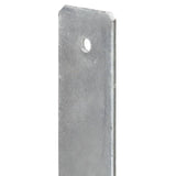 Gjerdespyd 6 stk sølv 7x6x60 cm galvanisert stål