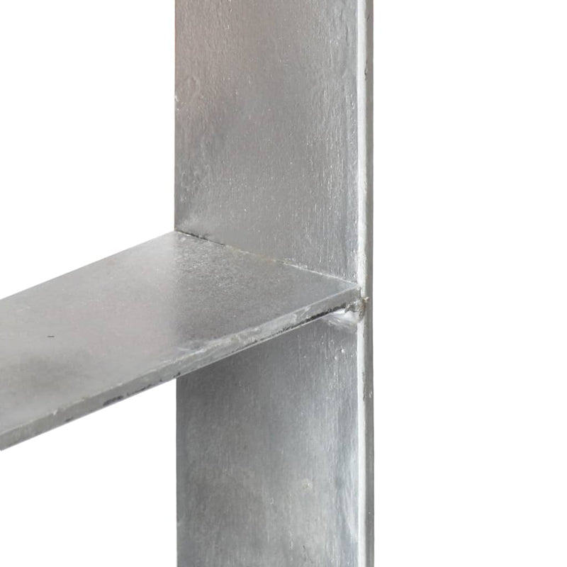 Gjerdespyd 6 stk sølv 7x6x60 cm galvanisert stål
