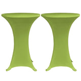 Elastisk bordduk 4 stk 60 cm grønn