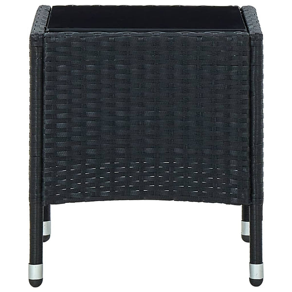 Hagebord svart 40x40x45 cm polyrotting