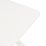 Bistrobord hvit 70x70x72 cm plast