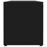 TV-benk svart 120x34x37 cm sponplate