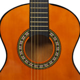 Klassisk gitar 8-delers sett for nybegynnere og barn 1/2 34"