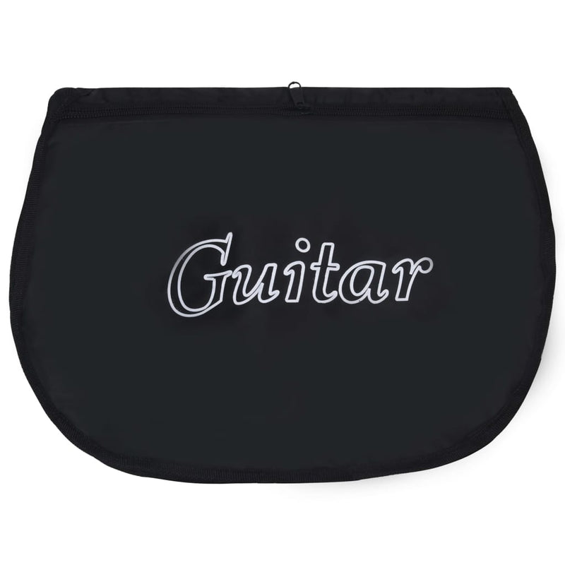 Gitarveske for 4/4 klassisk gitar svart 100x37 cm stoff