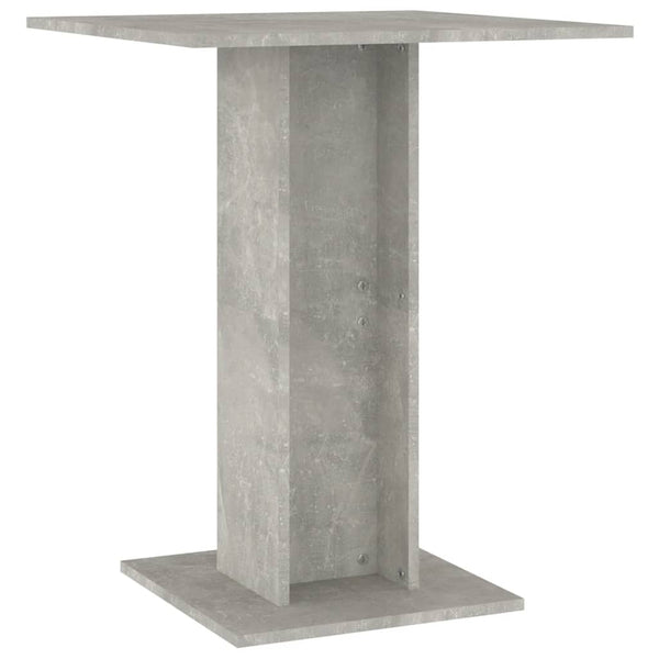 Bistrobord betonggrå 60x60x75 cm sponplate