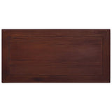 Salongbord klassisk brun 100x50x30 cm heltre mahogni