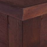 Salongbord klassisk brun 100x50x30 cm heltre mahogni