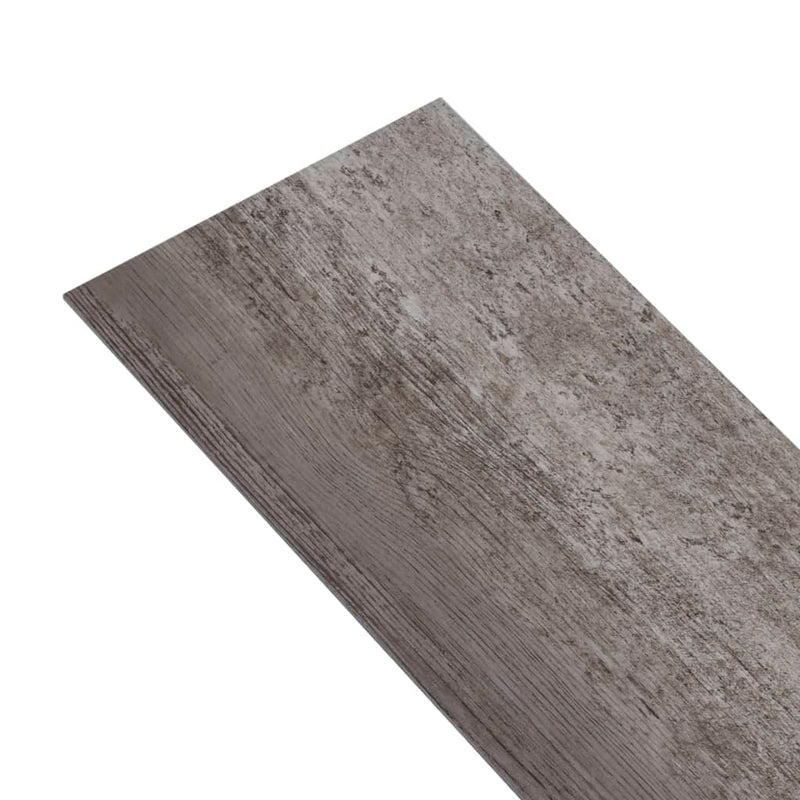 PVC-gulvplanker 5,02 m² 2 mm selvklebende stripet tre