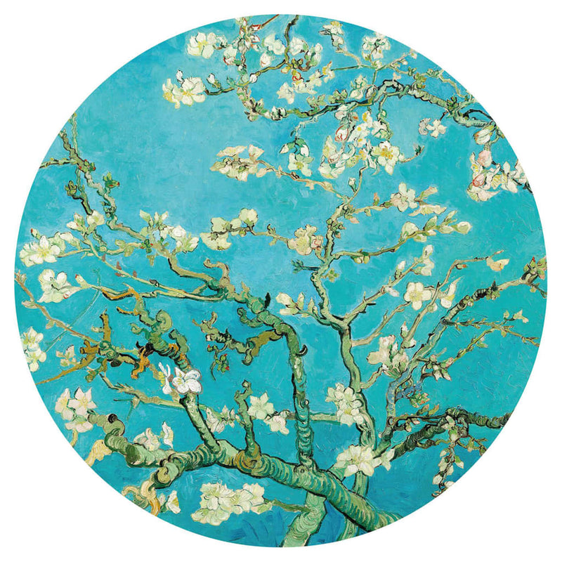 WallArt Tapetsirkel Almond Blossom 190 cm