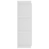 Speilskap til baderom hvit 80x20,5x64 cm sponplate