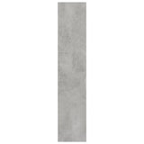 Vegghylle betonggrå 90x16x78 cm sponplate