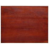 Kommode klassisk brun 45x35x100 cm heltre mahogni