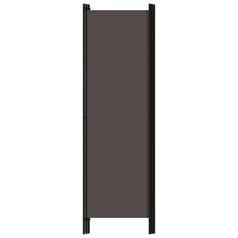 Romdeler 3 paneler antrasitt 150x180cm