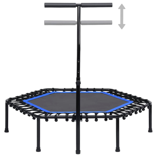 Trim-trampoline med håndtak 122 cm