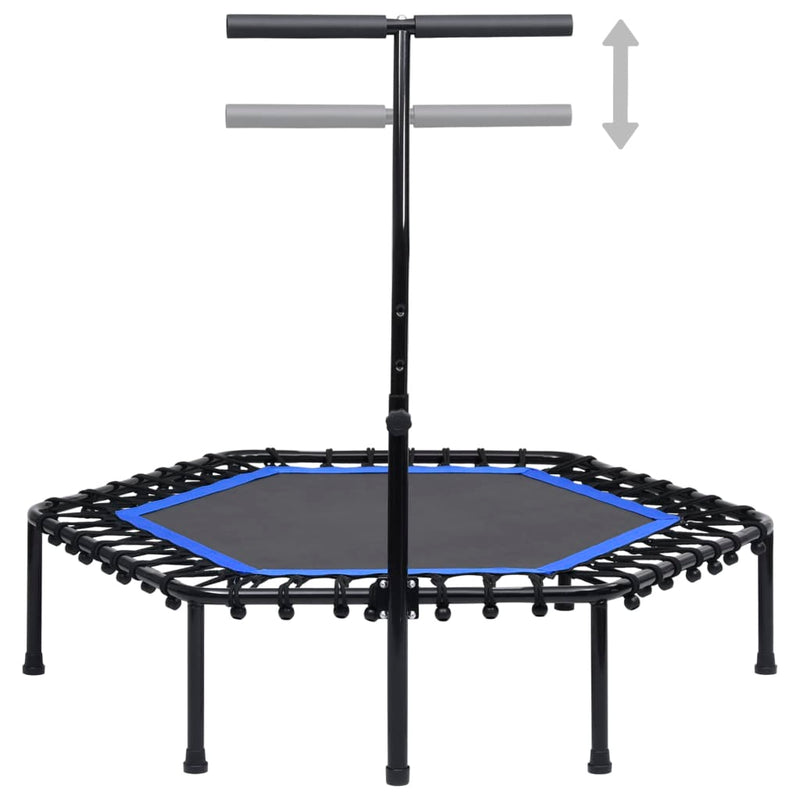 Trim-trampoline med håndtak 122 cm