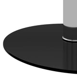 Salongbord svart 40 cm herdet glass