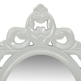 Nøkler & smykker vegghyllesett med speil og kroker grå