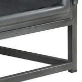 Nattbord grå 40x30x50 cm heltre akasie