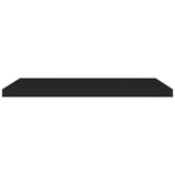 Flytende vegghylle svart 90x23,5x3,8 cm MDF