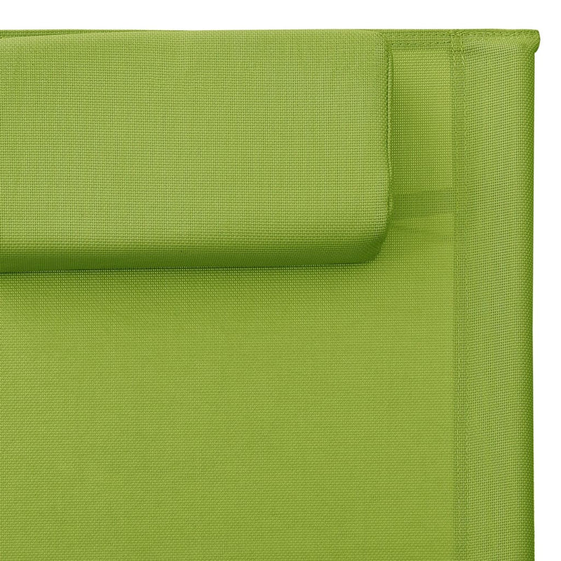 Solseng textilene grønn og grå