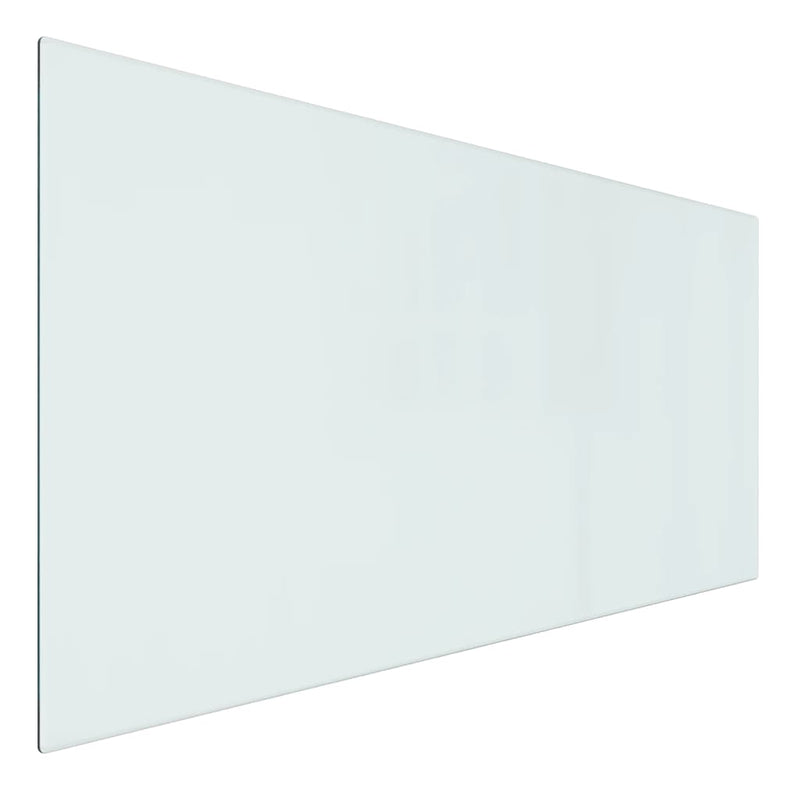 Glassplate for peis rektangulær 100x50 cm