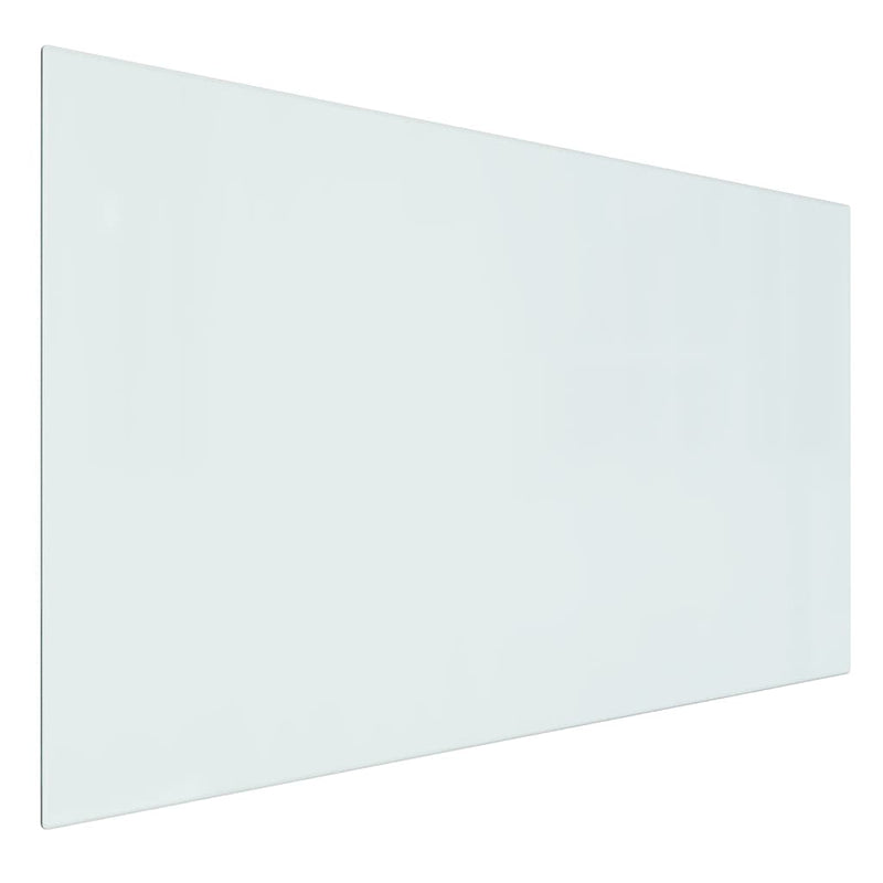 Glassplate for peis rektangulær 100x60 cm