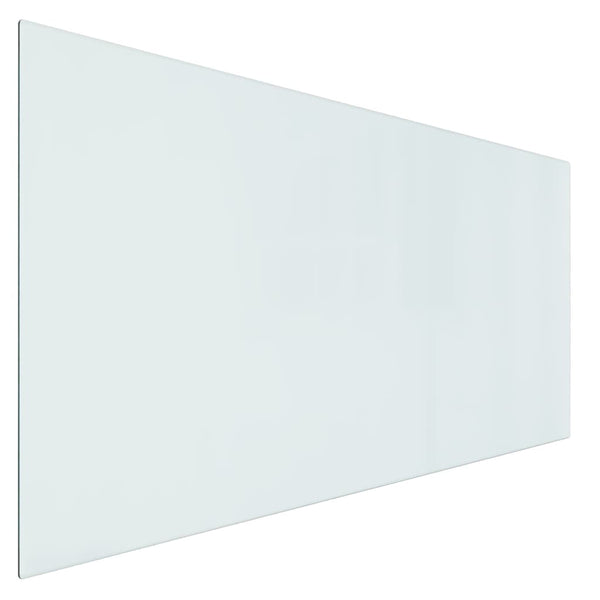 Glassplate for peis rektangulær 120x60 cm