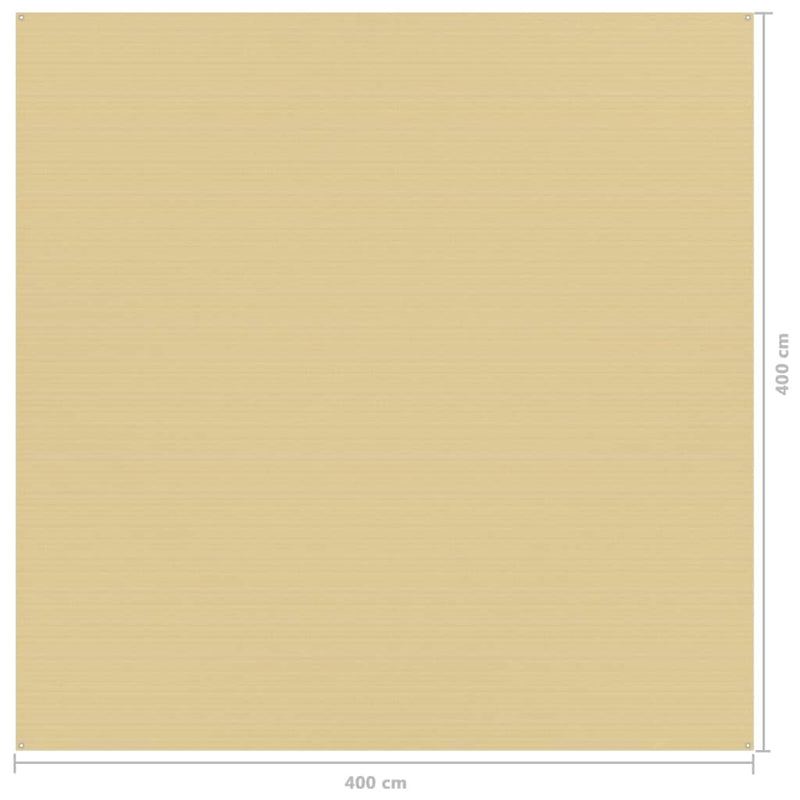 Teltteppe 400x400 cm beige